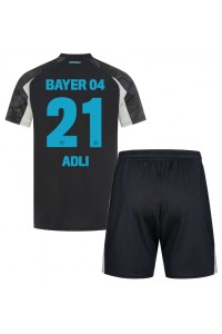 Fotbalové Dres Bayer Leverkusen Amine Adli #21 Dětské Třetí Oblečení 2024-25 Krátký Rukáv (+ trenýrky)